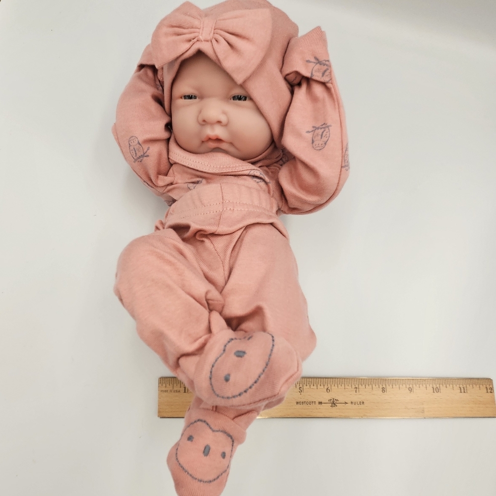 Charming Pink Baby Doll with Bow
